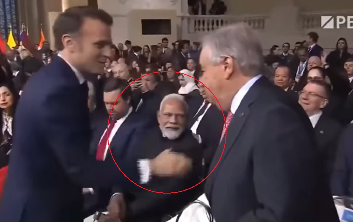மோடியை மதியாமல் சென்ற மக்ரோன்: இது பெரும் அவமானம் -Video